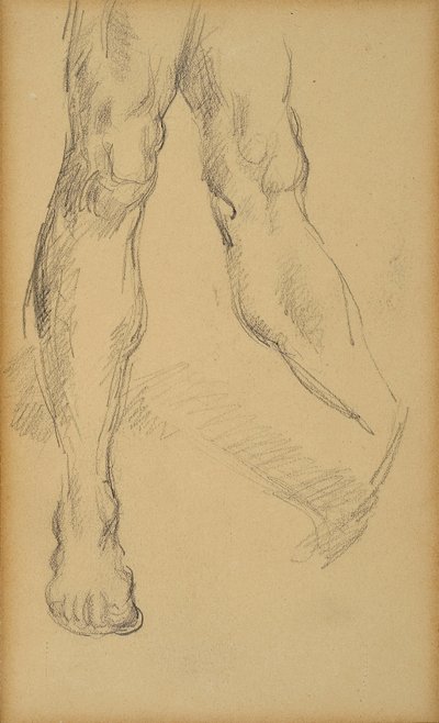 Legs study by Paul Cézanne