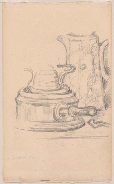 Milk Jug and Spirit Stove by Paul Cézanne