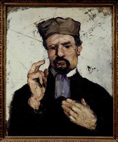 Portrait of Uncle Dominique in Lawyer by Paul Cézanne