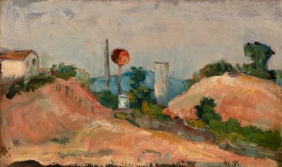 Railroad Cut by Paul Cézanne