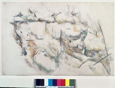 Rochers to Chateau Noir (Chateau-Noir) by Paul Cézanne