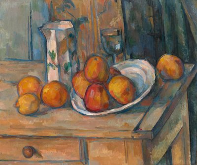 Still Life with Milk Jug and Fruit by Paul Cézanne