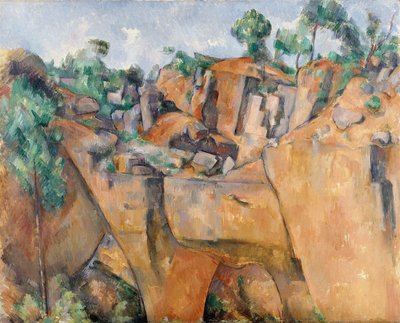 The Bibémus Quarry by Paul Cézanne