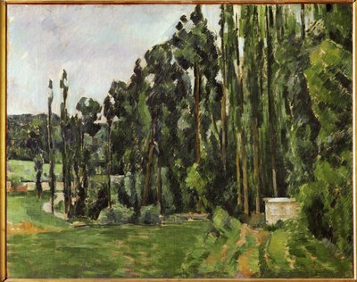 The Poplars by Paul Cezanne