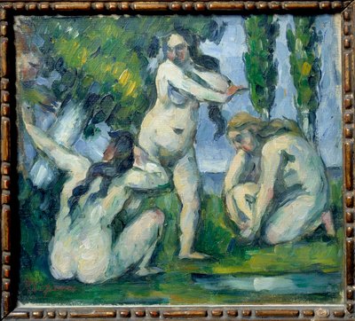 Three Bathers by Paul Cézanne