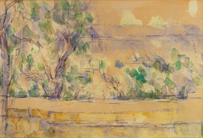 View Taken at the Studio in Lauves by Paul Cézanne