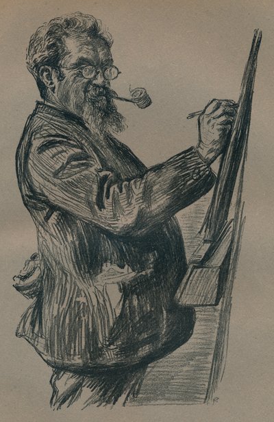 A Posthumous Portrait of Henry Stacy Marks, c1899 by Paul Charles Renouard