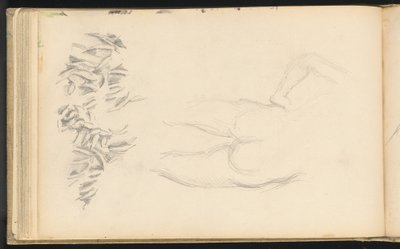 A Nude and Foliage by Paul Cézanne