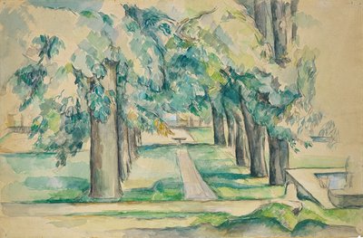 Avenue of Chestnut Trees at the Jas de Bouffan by Paul Cézanne