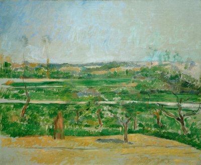 Landscape in Aix-en-Provence by Paul Cézanne