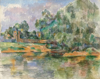Banks of the Seine at Medan by Paul Cézanne