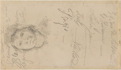 Cézanne - After Louis Le Nain Woman with a Bonnet, 1884–87 by Paul Cézanne