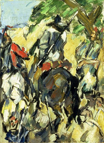 Don Quixote, View from the Back by Paul Cézanne