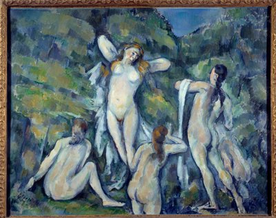 Four Bathers by Paul Cézanne