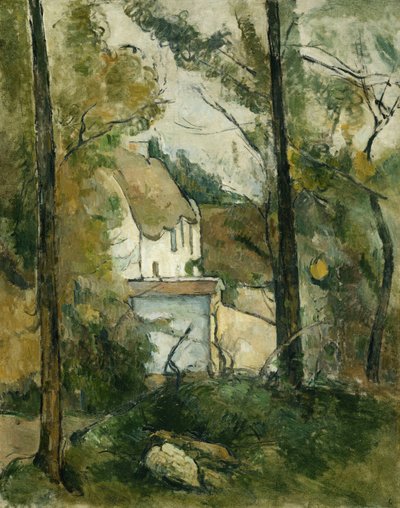 House in the Trees, Auvers by Paul Cézanne
