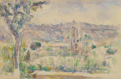 The Cathedral of Aix Seen from the Lauves Studio by Paul Cézanne