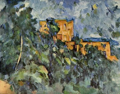 The Black Castle by Paul Cézanne