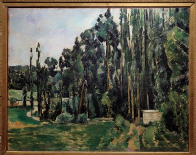 The Poplars by Paul Cézanne