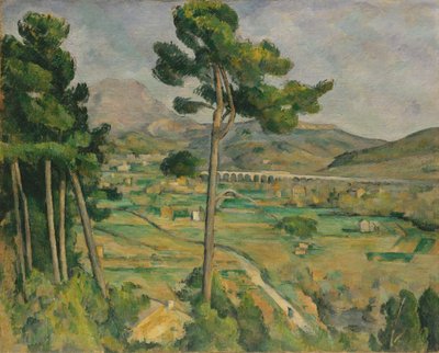 Mont Sainte-Victoire and the Viaduct of the Arc River Valley by Paul Cézanne