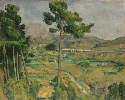 Mont Sainte-Victoire and the Viaduct of the Arc River Valley by Paul Cézanne