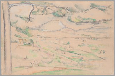 Montagne Saint-Victoire (The Arc Valley) by Paul Cézanne