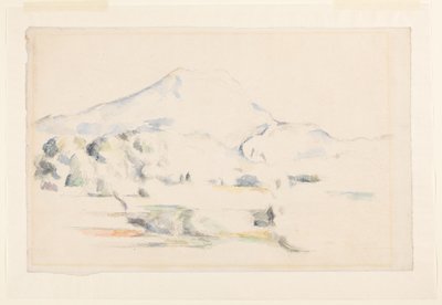 Montagne Saint-Victoire by Paul Cézanne
