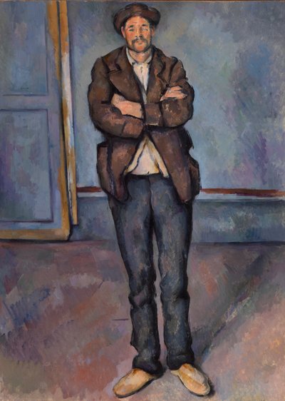 Peasant Standing with Arms Crossed by Paul Cézanne