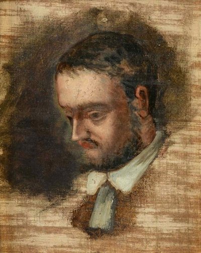 Portrait of Émile Zola 1840-1902, ca 1862-1864 by Paul Cézanne