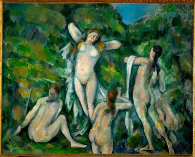 Four Bathers by Paul Cézanne