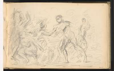 Study for "The Judgement of Paris" or "The Amorous Shepherd" by Paul Cézanne