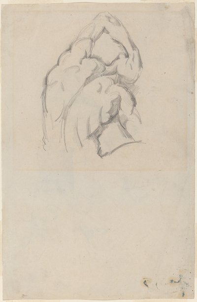 Study of the "Ecorché" (recto) by Paul Cézanne