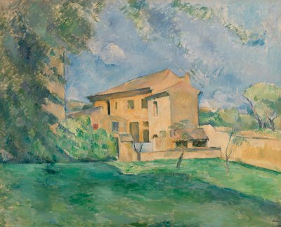 The Farm at the Jas de Bouffan by Paul Cézanne