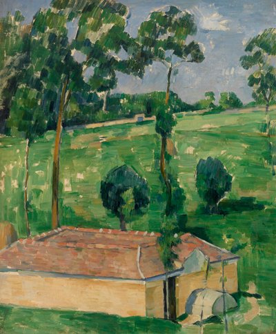 The Spring House by Paul Cézanne