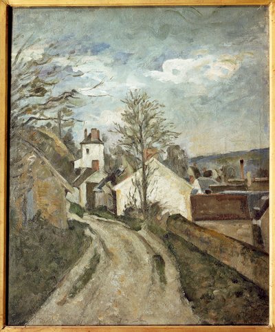 The House of Doctor Gachet in Auvers by Paul Cézanne