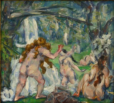 Three Bathers by Paul Cézanne