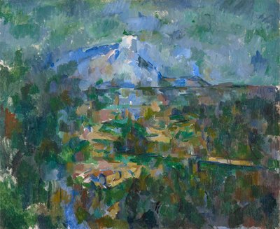 View of Montagne Sainte-Victoire from Lauves by Paul Cézanne