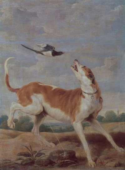 The Dog and the Magpie, 17th Century by Paul De Vos