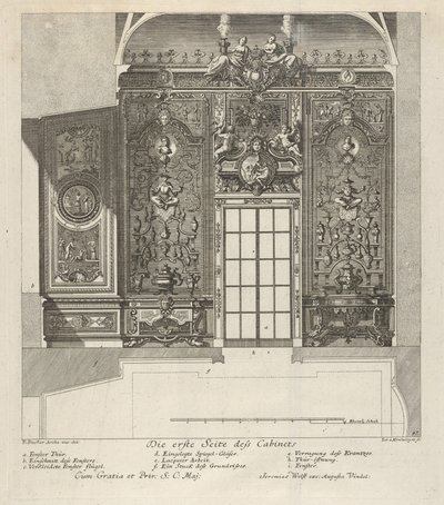The First Wall of the Porcelain Room, from: 