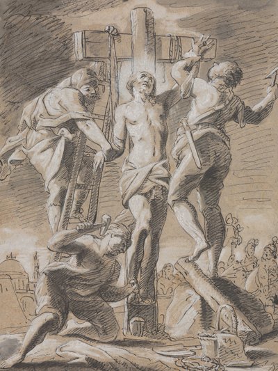 Christ Nailed on the Cross by Paul Decker the Younger