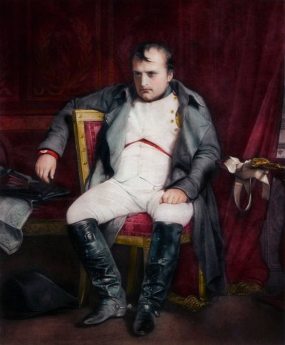 Napoleon at Fontainebleau During the First Abdication - 31 March 1814, 1845 by Paul Delaroche