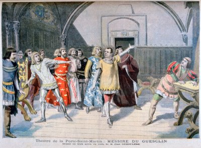 Messire du Guesclin, Théâtre de la Porte Saint-Martin, 1895 by Paul Deroulede