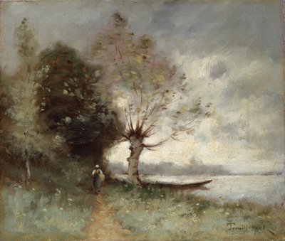 Bank of the Loire Near Chouze by Paul Desire Trouillebert