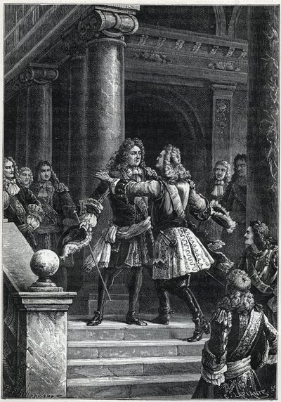 Treaty of Rastatt - Prince Eugene of Savoy and the Marshal de Villars (commanders of opposing forces in the Spanish War of Succession) - War of Succession of Spain (1701 to 1714) - Treaty of Rastatt - The meeting of Marshal de Villars and Eugene de Savoie by Paul Dominique Philippoteaux