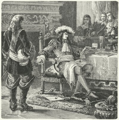 William of Orange receiving the news of the birth of the Prince of Wales by Paul Dominique Philippoteaux