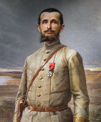 (detail) Le commandant Marchand by Paul Dominique Philippoteaux