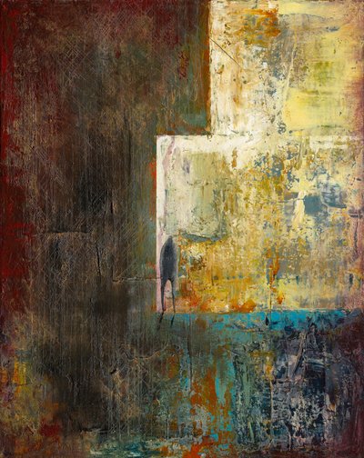 Solitary Figure Abstract by Paul Dunkerley