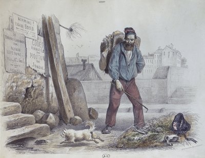 Starved man during the Paris Commune by Paul Edmond Henry