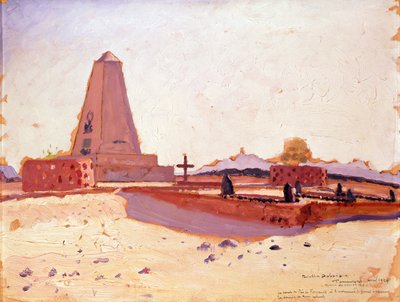Tomb of Father Charles Eugene Foucauld, the Monument of General Laperrine and the Tomb of three Meharistes of the French Camel Corps by Paul Elie Dubois