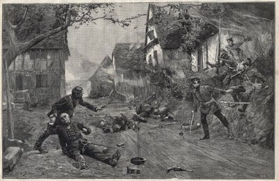 War of 1870-1871 - Battle of Woerth (or Battle of Froeschwiller-Woerth), August 6 by Paul Émile Boutigny