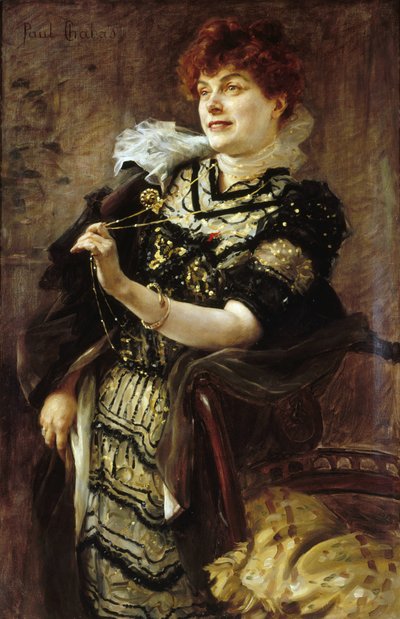 Portrait of Daniel Lesueur by Paul Emile Chabas